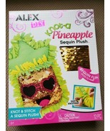 ALEX D.I.Y. Knot-A Pineapple Sequin Flip Gold To Pink Plush Stitch Craft... - £3.95 GBP