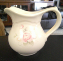 Pfaltzgraff Tea Rose Creamer Pitcher Stoneware Excellent  - £13.39 GBP