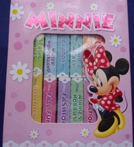 Disney Book Blocks 12 Adorable Books With Minnie &amp; All Her Friends 2016 - £5.57 GBP