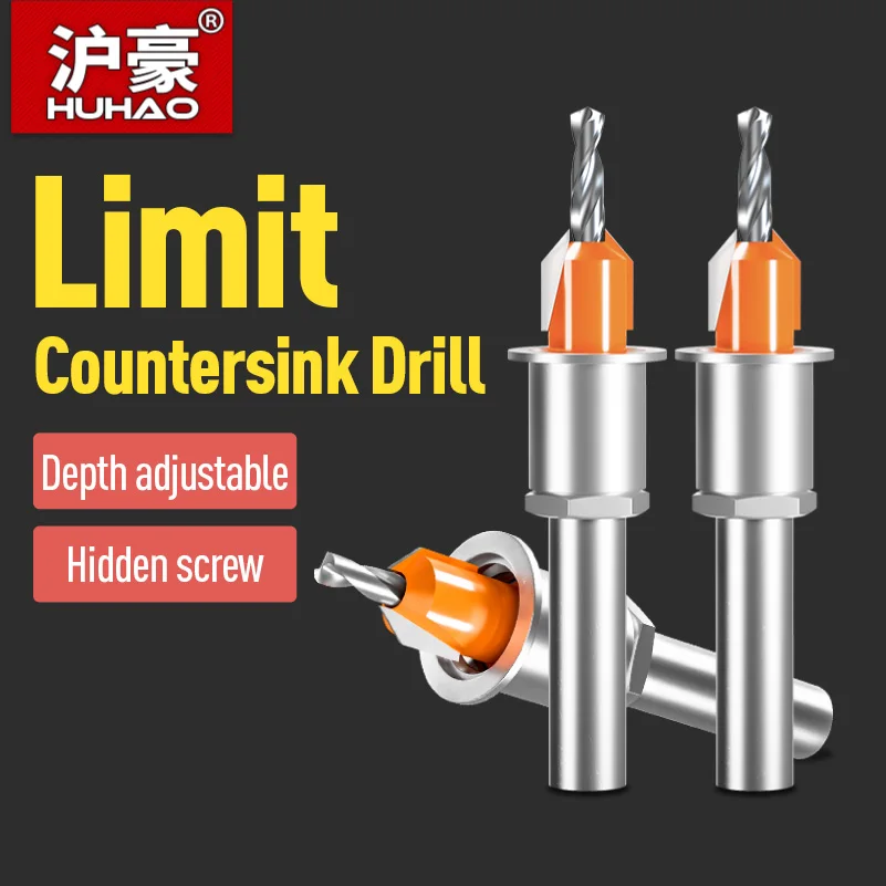 HUHAO HSS Counter Sink Drill Bit 8mm Shank Countersink for  wor Router D... - $37.80