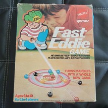 Vintage Fast Eddie Game 1970 Mattel Marbles Inside Complete Box Is Rough... - $23.74