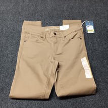 NWT Universal Thread Pants Women 0 / 25 Short Tan Mid Rise Skinny - $12.83