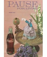 Pause for Living Spring 1963 Vintage Coca Cola Booklet Coke Floats Iberian - $7.91