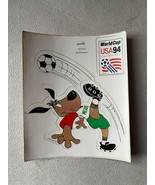 VTG lot of 4 dif FIFA Football World cup USA 94 Mascot Bumper Sticker so... - $18.69
