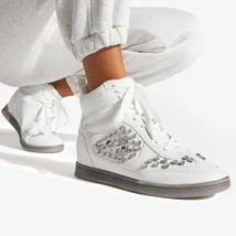 SHOE DAZZLE - Don&#39;t Hold Back High Top Embellished Fashion Sneakers - £33.34 GBP