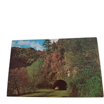Postcard A Tunnel on Newfoundland Gap Highway Great Smoky Mountains Chrome - £5.51 GBP