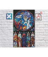 Star Wars Stained Glass Yoda Counted PDF Cross Stitch Pattern - $6.89 CAD