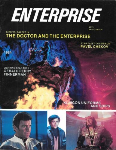 Primary image for Enterprise Star Trek Magazine #5 HJS Pub 1984 Doctor Who UNREAD VFN/NEAR MINT