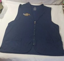 Walmart Proud Associate Unisex Employee Uniform Dark Blue Vest Size L / ... - $24.74