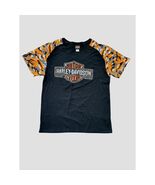 Harley Davidson T-Shirt Sz Large 100% Cotton Camo - €21,62 EUR