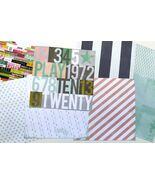 Scrapbooking Paper Lots of 50 Sheets 12x12 Inch Set #4 Various Sheets - $13.95