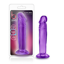 Blush B Yours Sweet n&#39; Small 6 in. Dildo with Suction Cup Purple - £17.48 GBP