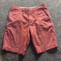 Sonoma Flat Front Men’s Shorts Size 30 Red/Muave Color - $7.95