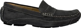 Rockport Men&#39;s Penny Loafer Dk. Grey Leather SLIP-ON Casual Wide Shoes, CH3740 - £62.84 GBP