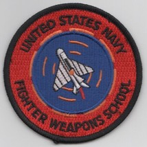 3&quot; Navy Usn Fws Graduate Old Mig Long Plume Hook Loop Embroidered Jacket Patch - £27.37 GBP