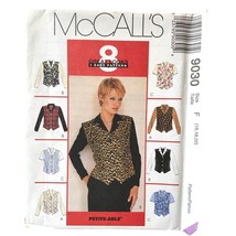 McCalls Sewing Pattern 9030 Top Shirt Blouse Misses Size 16-20 - £7.02 GBP
