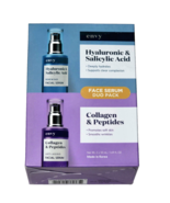 Envy Hyaluronic &amp; Salicylic Acid Collagen &amp; Peptides Face Serum Duo - $23.99