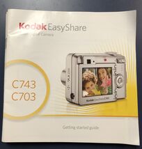 Kodak C743 C703 Digital Camera Manual/User&#39;s Guide - €6,93 EUR