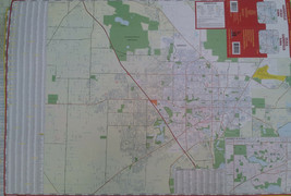 Gainesville Ocala Florida 27 x 39 Laminated Wall Map (G) - £37.14 GBP