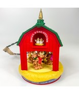 Hallmark Keepsake Ornament Santa’s Ho Ho Hoedown Magic Light &amp; Motion 1990 - £11.59 GBP