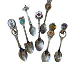 Lot of Souvenir Spoons As shown 6 pc  - £8.88 GBP