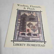 Woolens , Flannels, &amp; Plaids Liberty Homestead Quilting Patterns Log Cab... - $8.48