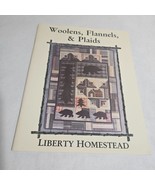 Woolens , Flannels, &amp; Plaids Liberty Homestead Quilting Patterns Log Cab... - £6.33 GBP