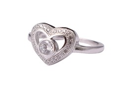 925 Sterling Silver Cubic Zirconia &amp; Topaz Gemstone Handmade Ring HerGift RS1352 - £35.32 GBP