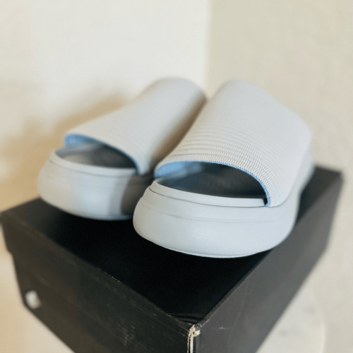 Rag & Bone Brixley Knit Slide Sandal, Gray/Blue, Size 10 (Euro 40), NWT Item image 8