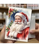 Christmas Greeting Cards w/ Envelope - Set of 6 -5x7 Cards &amp; Envelopes #039 - $12.00