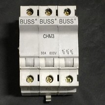  Bussmann CHM3 3-Pole Fuse Holder, 30Amp 600V  - £12.29 GBP