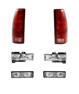 Headlights For GMC Chevy Truck Suburban Yukon 1994-1998 Tail Lights Signals - $140.21