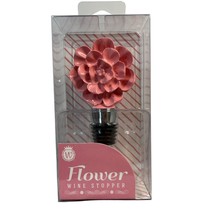 Wild Eye Designs Flower Wine Stopper Decorative Bottle Stopper Pink Floral - $6.99