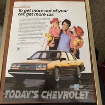 1984 Chevrolet Celebrity Eurosport 4-Door Sedan General Motors GM Vtg Pr... - $9.49