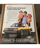 1984 Chevrolet Celebrity Eurosport 4-Door Sedan General Motors GM Vtg Pr... - $9.49