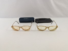 Luxottica Ricardo Klixx Glasses Frames Lot of 2 GEP 140 mm Italy 54 19 Vtg - £30.81 GBP