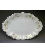 Antique MZ Austria Porcelain Dinnerware Pink Roses Serving Platter Vanit... - £14.24 GBP