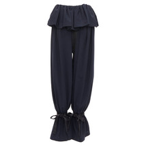 Loewe Ruffle Peplum Cuffed Ballon Pants Women Black Size 36 - £384.39 GBP