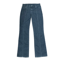 DKNY Jeans Size 3 Juniors Black Denim Cotton Stretch Blend Straight Womens 28X32 - £15.65 GBP
