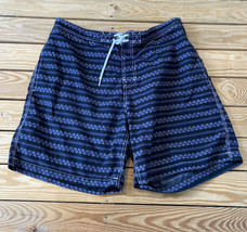 trunks NWOT men’s swim shorts swimsuit size XL black stripe D9 - £14.00 GBP