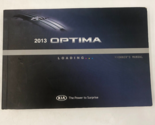 2013 Kia Optima Owners Manual Handbook OEM M02B16023 - $9.89
