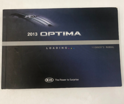 2013 Kia Optima Owners Manual Handbook OEM M02B16023 - £7.73 GBP