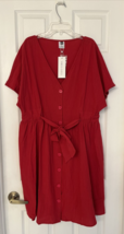 Cleo Cora Summer Dress Women&#39;s Red Size XL NWT - £14.47 GBP