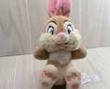 Disney Store plush Bambi Thumper Miss Bunny tan cream SMALL stuffed animal - $10.39