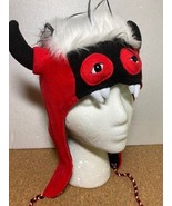 RARE &amp; NEW- BEASTY BUDDIES &quot;Bombix&quot; FLEECE MONSTER HAT SIZE MEN&#39;S M Awes... - £23.81 GBP