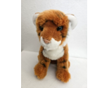 Douglas Tiger Plush Stuffed Animal Orange White Blue Eyes 12&quot; - $22.75