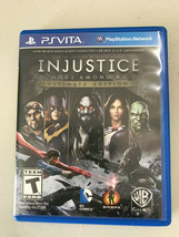Injustice: Gods Among Us Ultimate Edition PSV PlayStation PS Vita Game Cartridge - £27.39 GBP