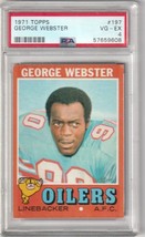 1971 Topps #197 George Webster Oilers PSA 4 - VGEX - $28.89