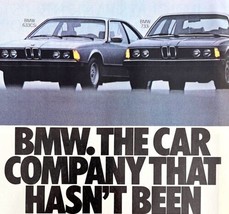 BMW 633CSi 733i 1980 Advertisement Vintage Automotobilia Mediocrity DWEE24 - £24.03 GBP