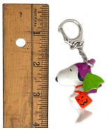 Peanuts - Snoopy Halloween Bat 2 1/2&quot; PVC Figural Keychain (Circa 1990&#39;s) - $6.78